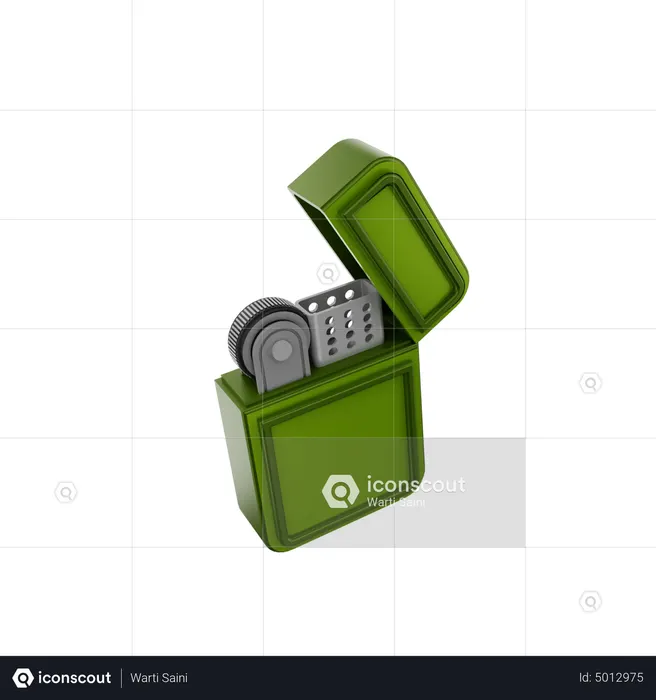 Isqueiro a gás  3D Icon