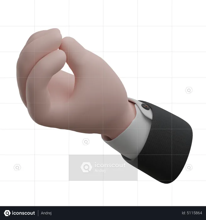 Italian Hand Gestures  3D Icon