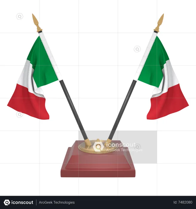 Italy Flag 3D Icon