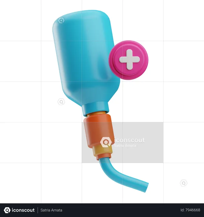 Iv Drip  3D Icon