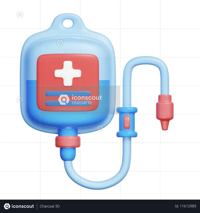 IV Drip  3D Icon