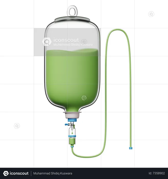 Intravenöse Infusion  3D Icon