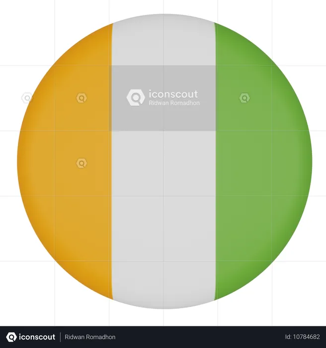 Ivory_coast Flag 3D Icon