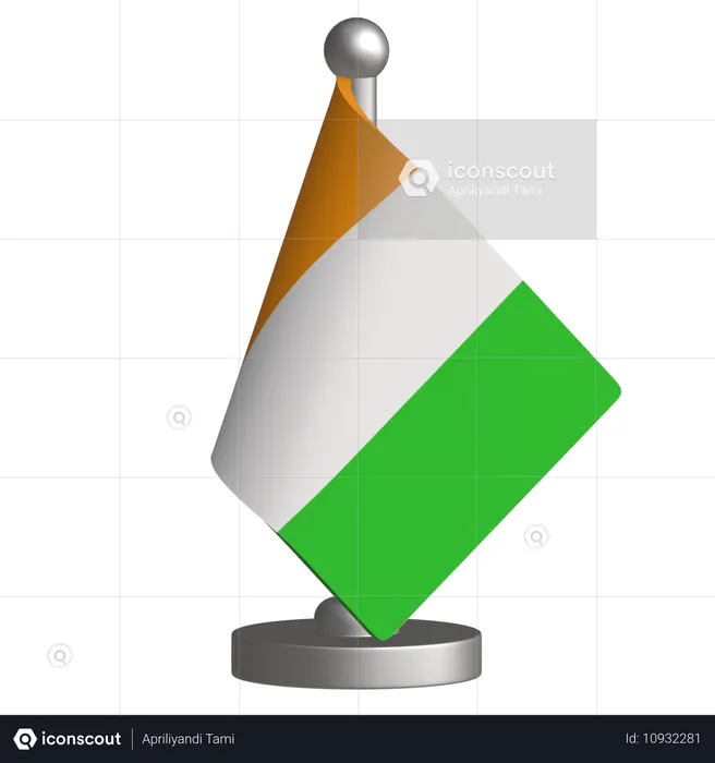 Ivory Coast  3D Icon