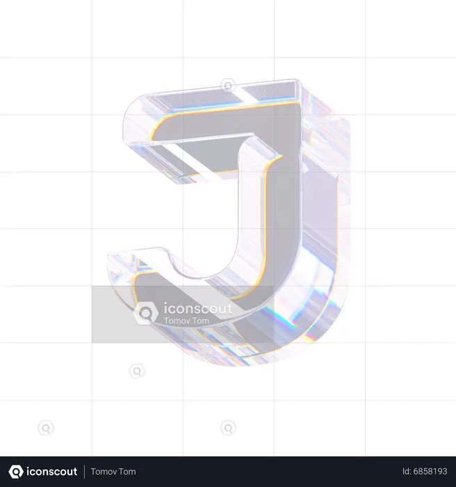 J  3D Icon