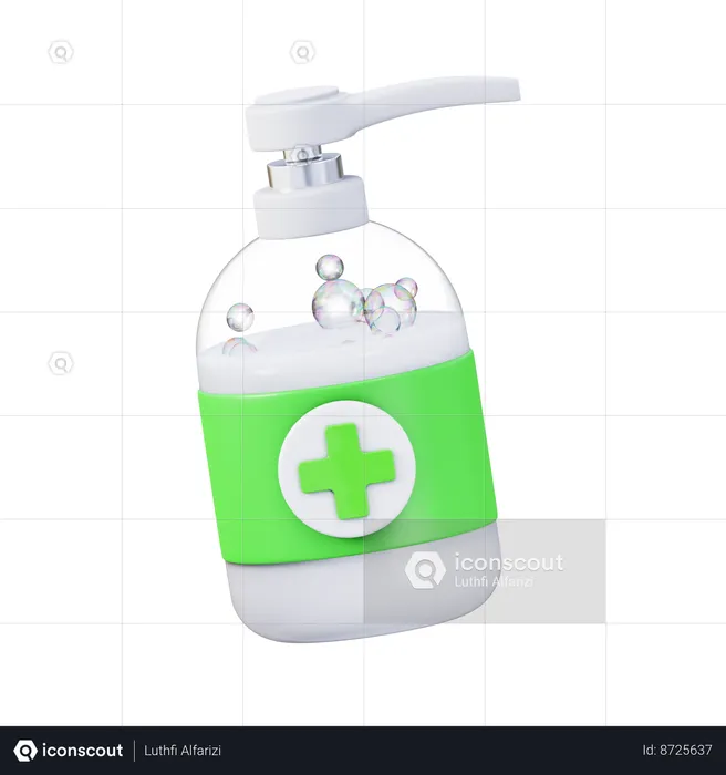 Jabón de higiene  3D Icon