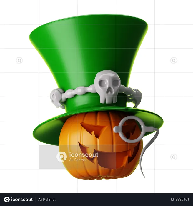 Jack O Lantern  3D Icon