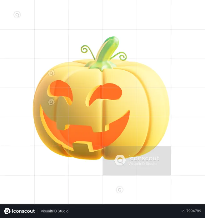 Jack O Lantern  3D Icon