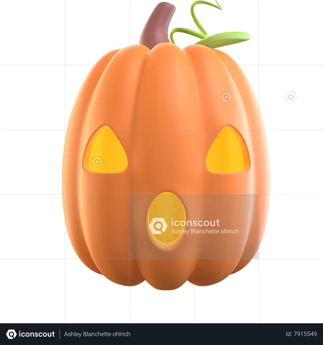 Jack O Lantern  3D Icon