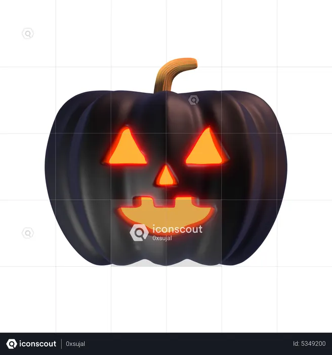 Jack 'O Lantern Dark  3D Icon