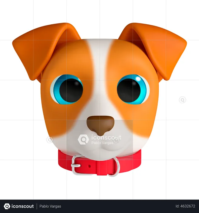 Jack Russell Terrier  3D Illustration