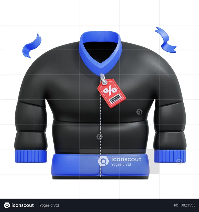 Jacket Discount  3D Icon