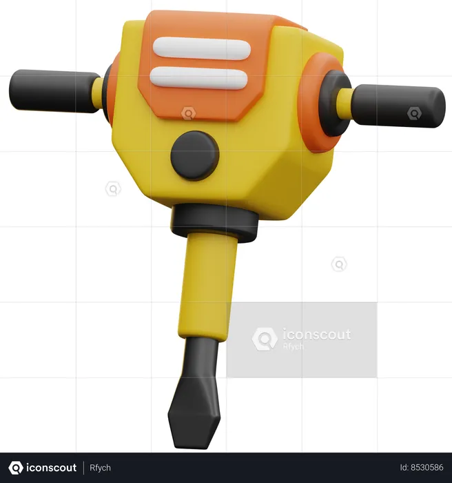 Jackhammer  3D Icon