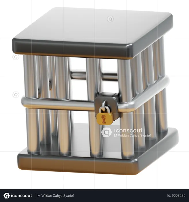 JAIL  3D Icon