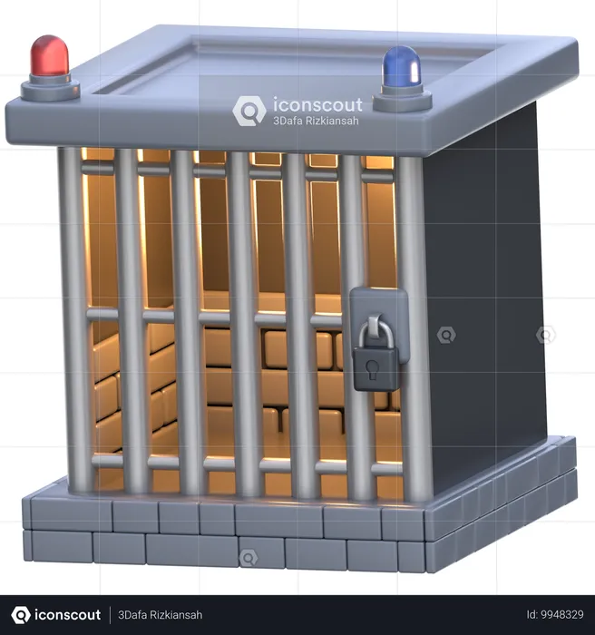 Jail Cell  3D Icon