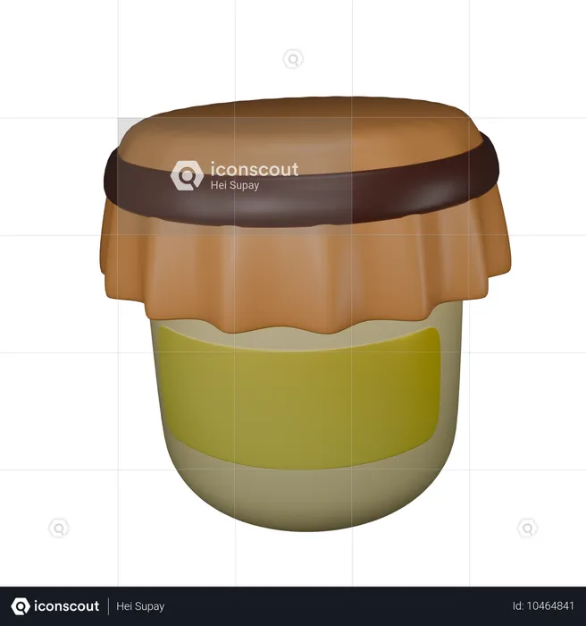 Jam Bottle  3D Icon