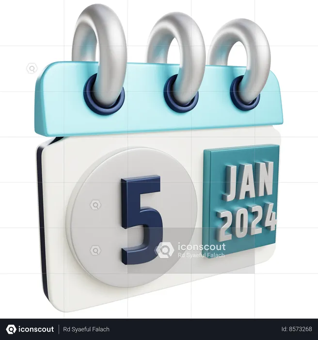 Jan 5 2024  3D Icon