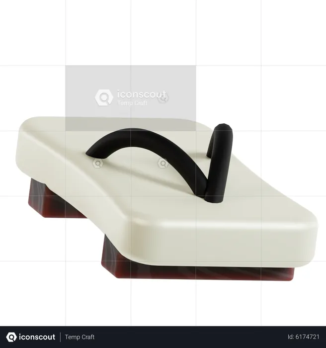 Japan Sandals  3D Icon