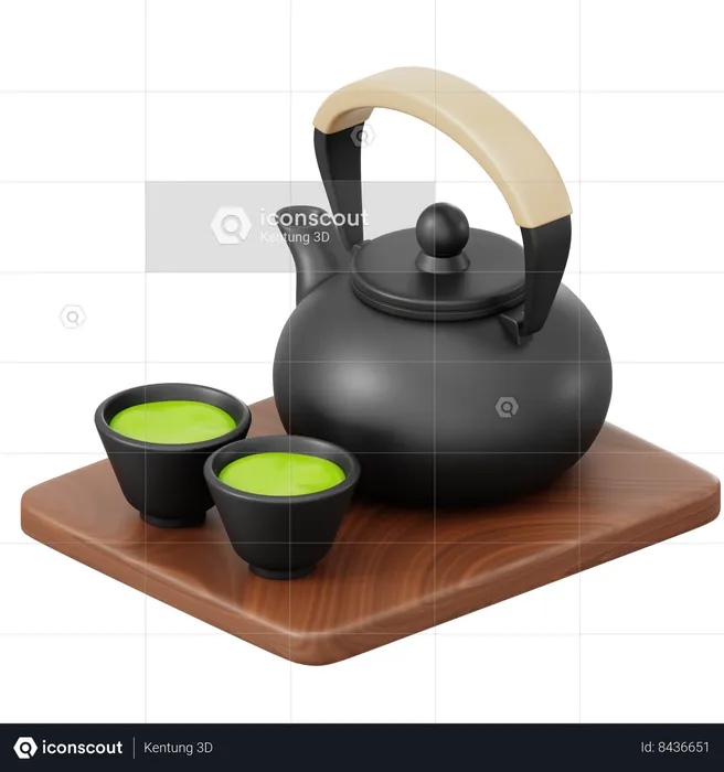 Japanese Tea  3D Icon