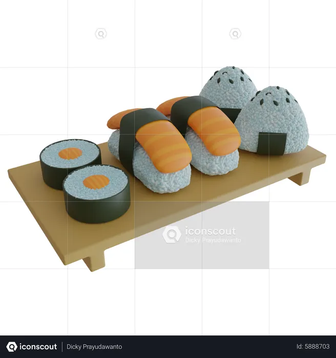 Japanischer essenstisch  3D Icon