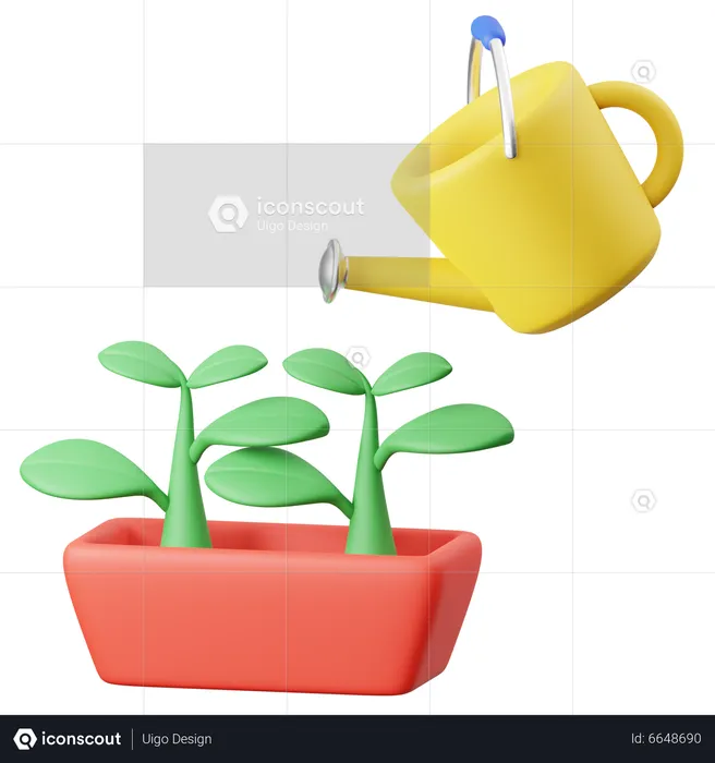 Jardinería  3D Icon