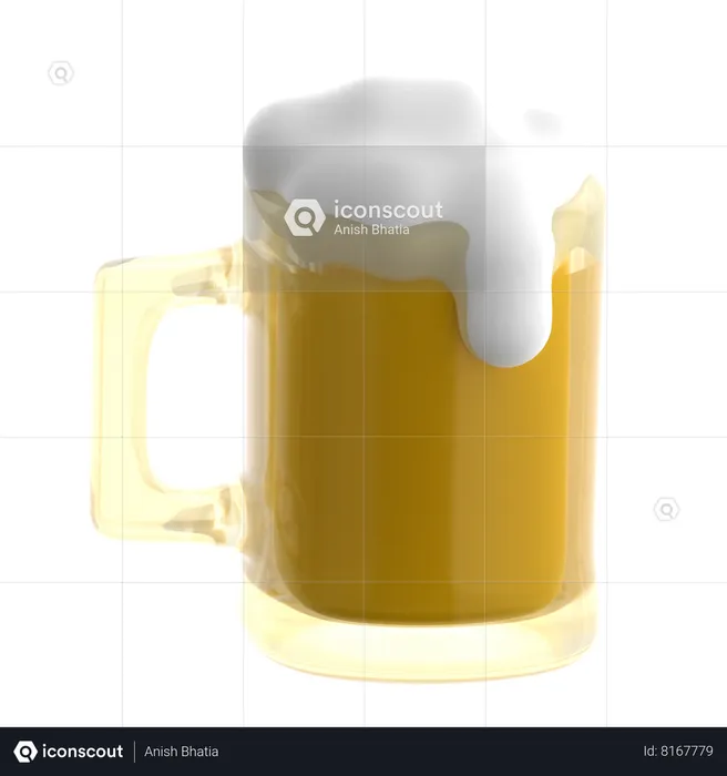 Jarro de cerveza  3D Icon