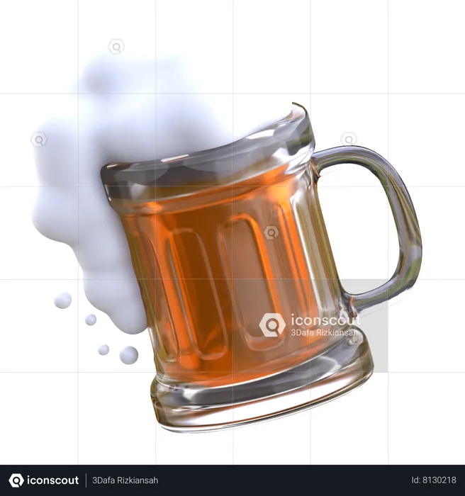 Jarro de cerveza  3D Icon