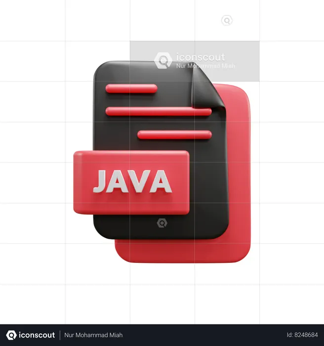 Java File  3D Icon