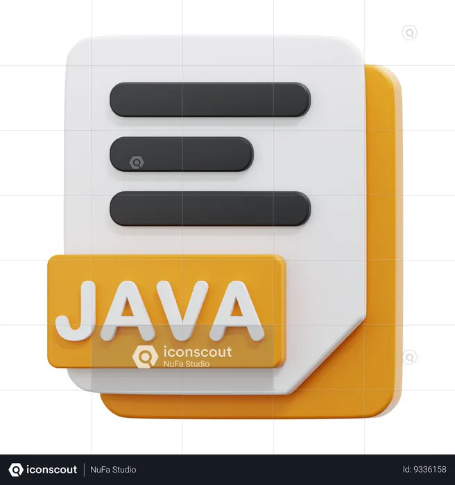 JAVA FILE  3D Icon