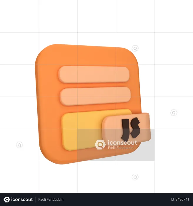 Java Script  3D Icon