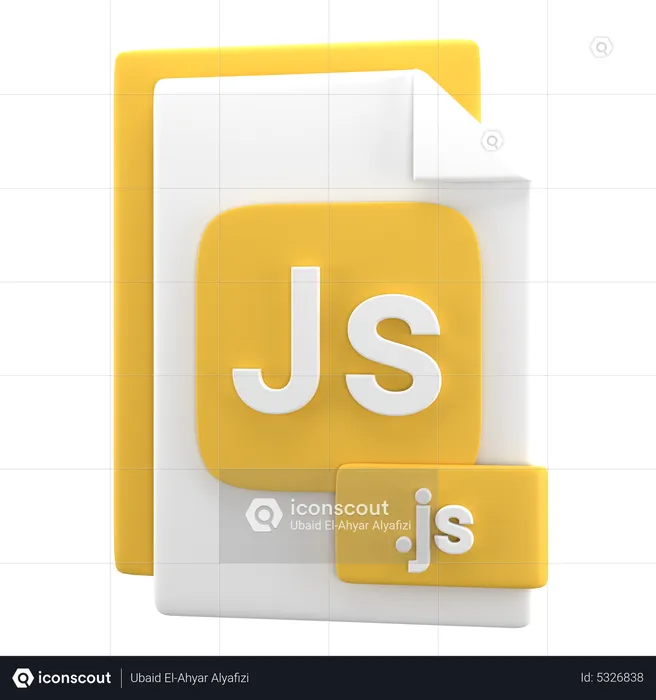 Java Script File  3D Icon