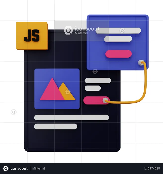 Codage javascript  3D Icon