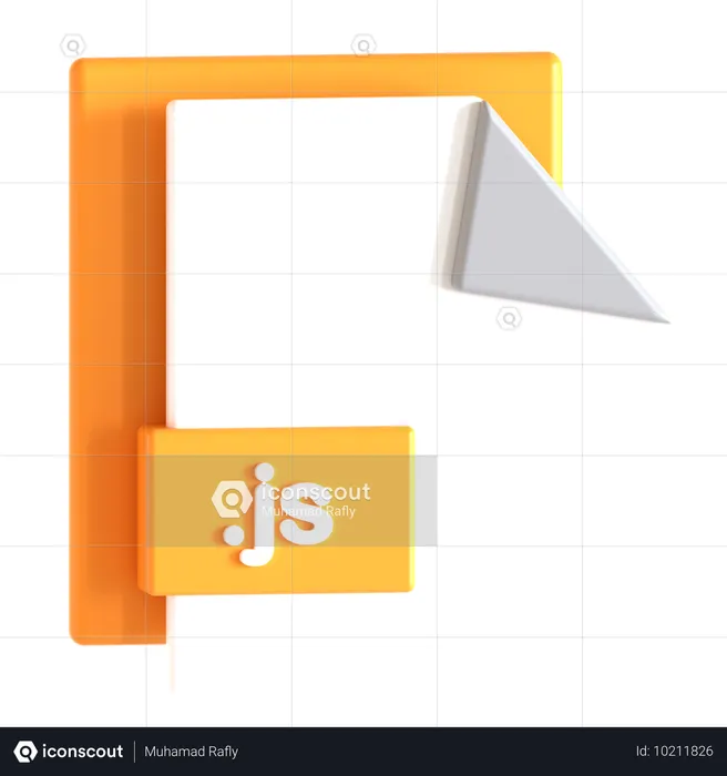 Javascript言語  3D Icon