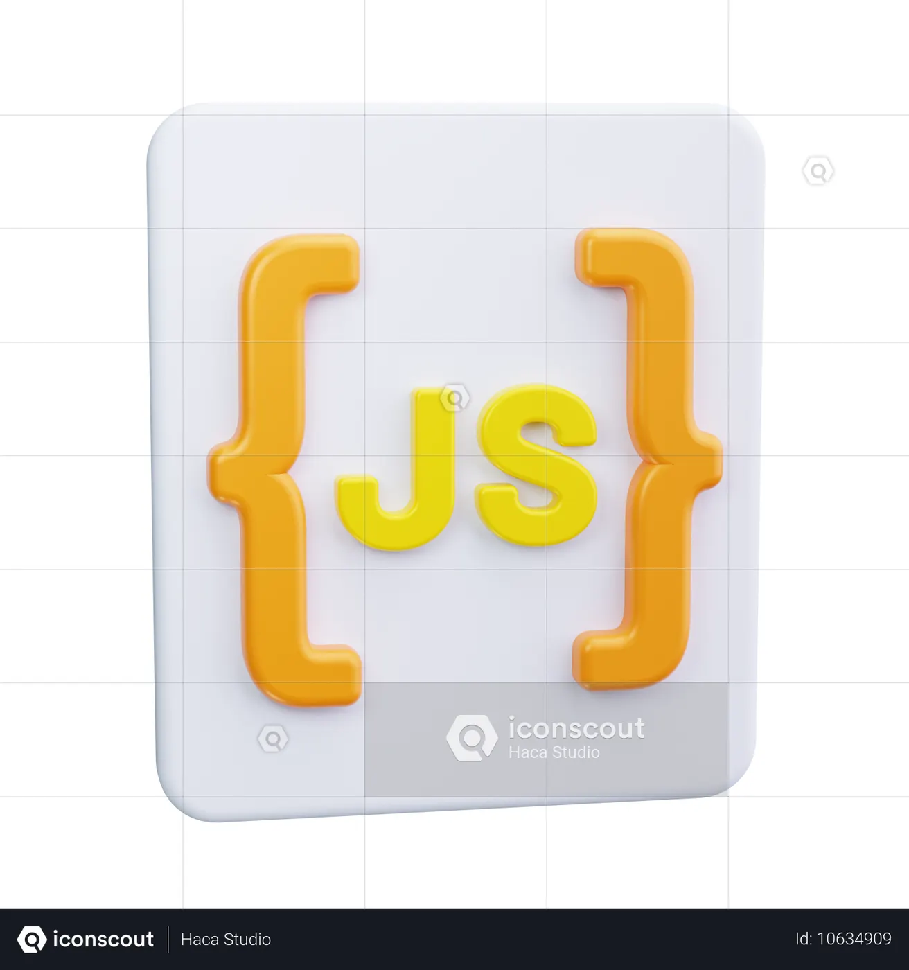 Javascript Logo 3D Icon - Free Download Science & Technology 3D Icons ...