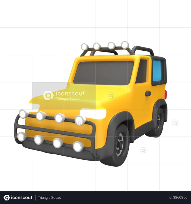 Jeep  3D Illustration