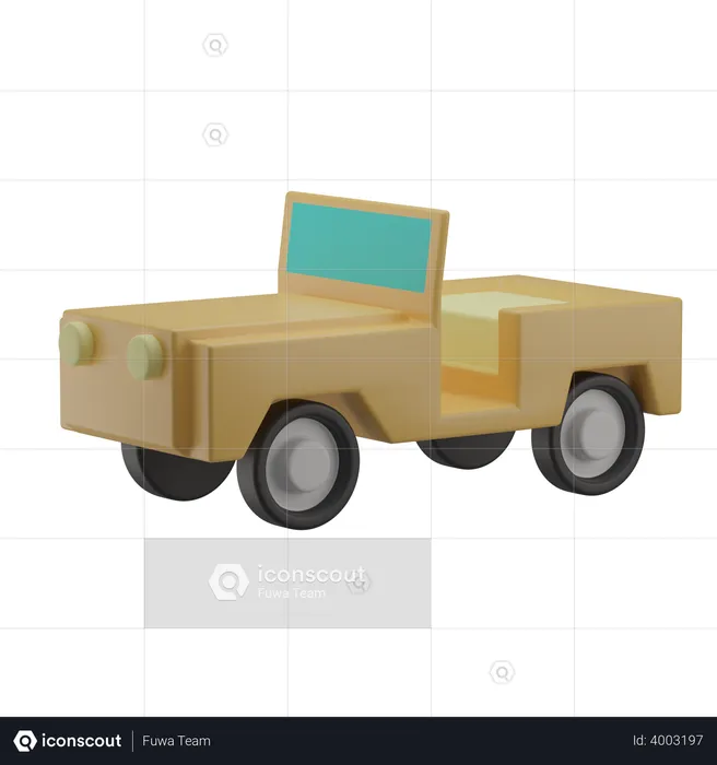 Jeep  3D Illustration