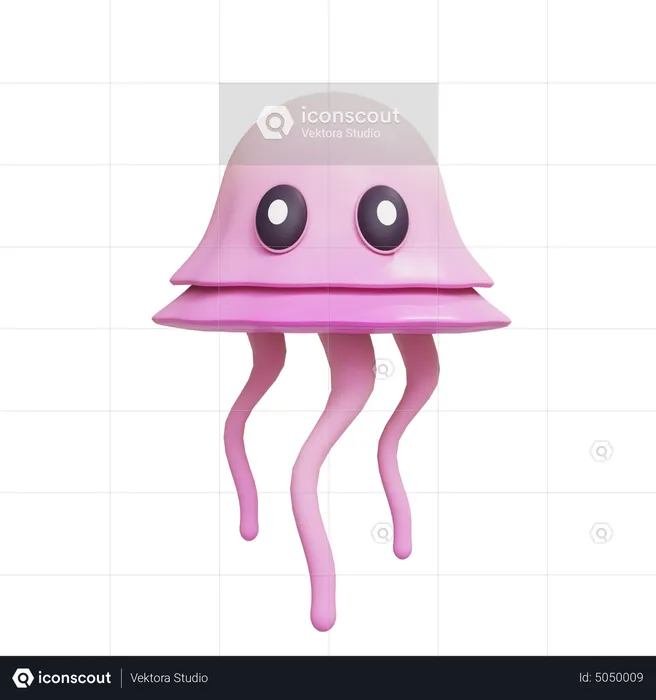 Jelly Fish  3D Icon