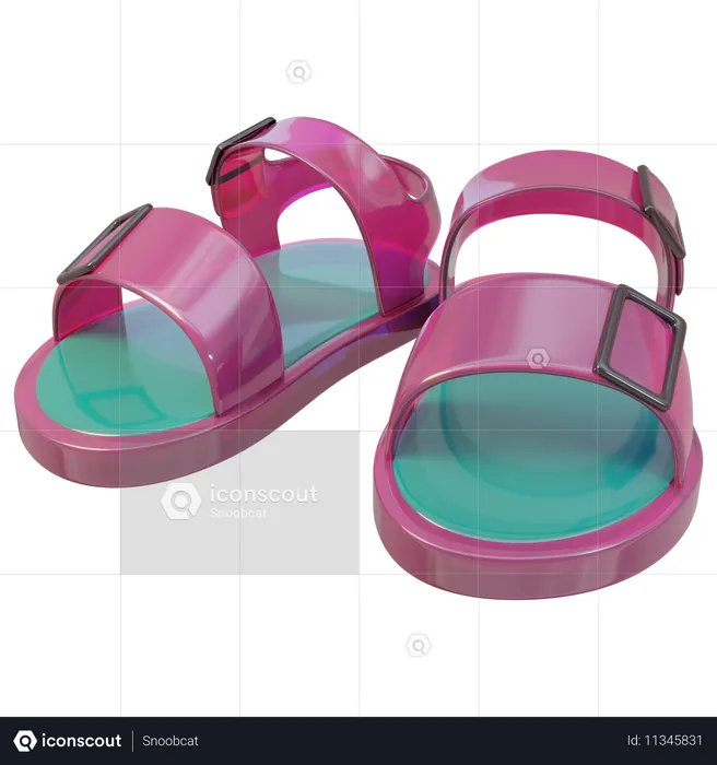 Jelly Sandals  3D Icon