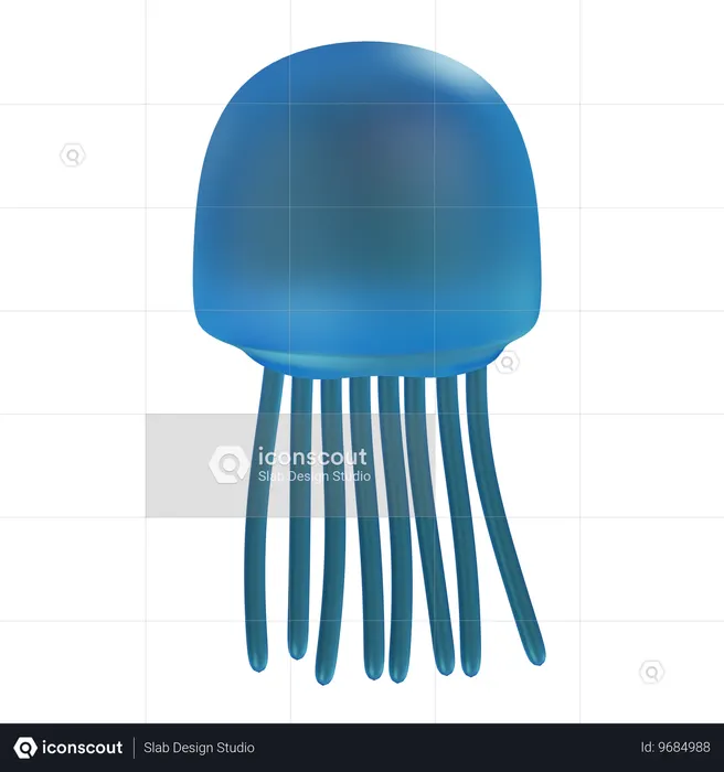 Jellyfish  3D Icon