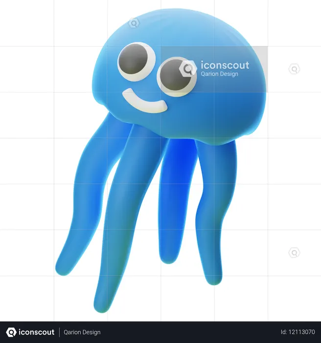 JELLYFISH  3D Icon