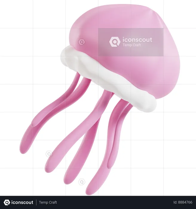 Jellyfish  3D Icon