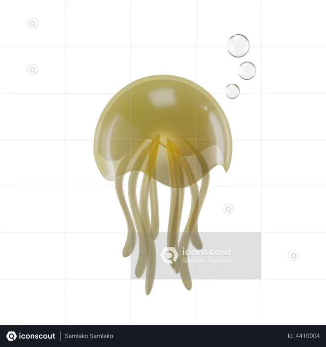 Jellyfish  3D Illustration