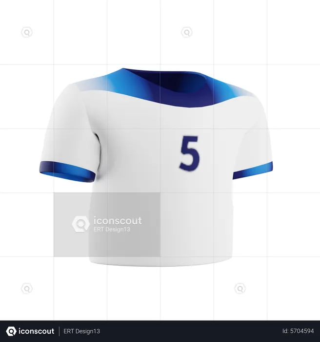 Jersey England  3D Icon