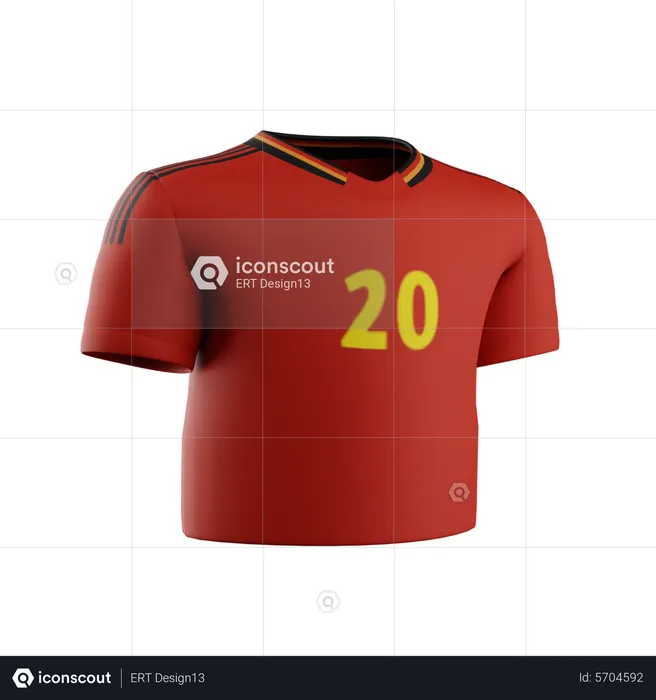 Jersey Spain  3D Icon