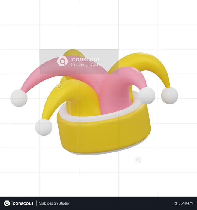 Jester Hat  3D Icon