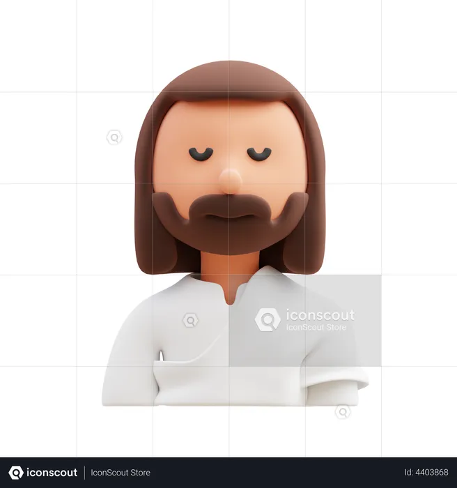 Jesus  3D Icon