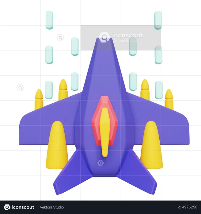 Jet Plane Game Icon  3D Icon