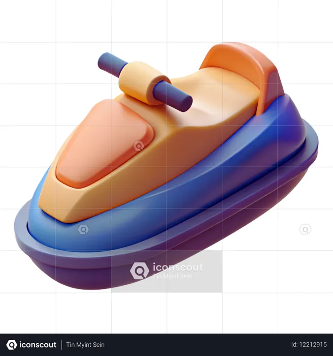 Jet Ski  3D Icon