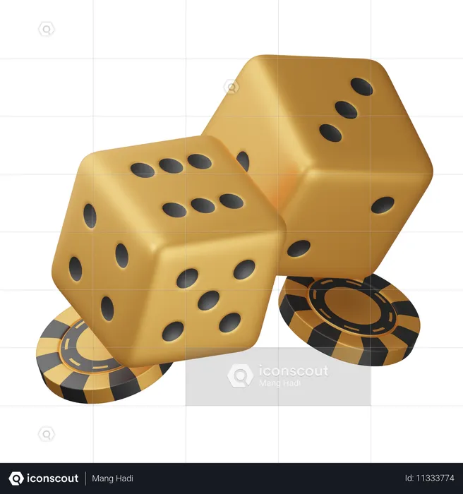 Jeu de casino  3D Icon