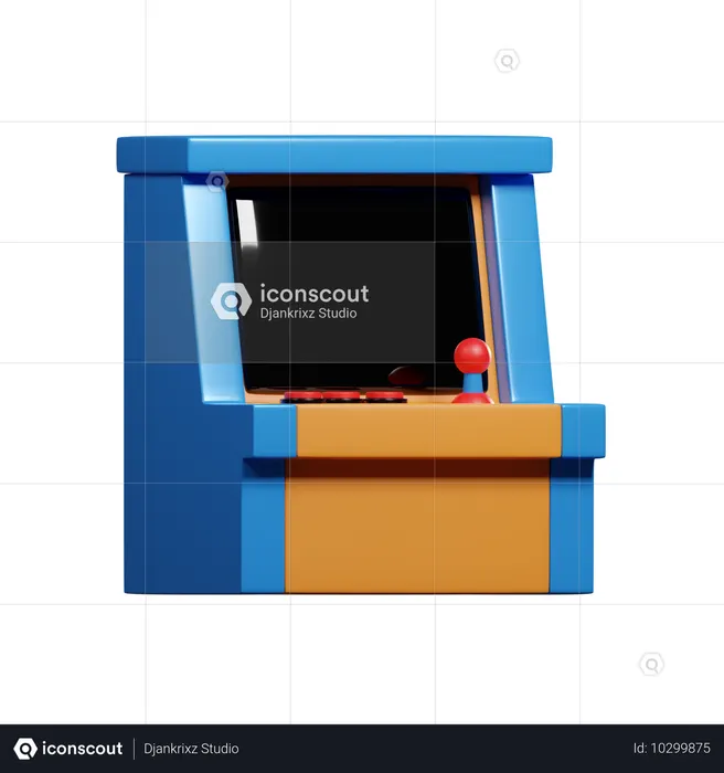 Jeu d'arcade  3D Icon